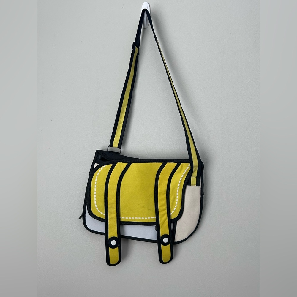 Yellow and Black Women's Bag